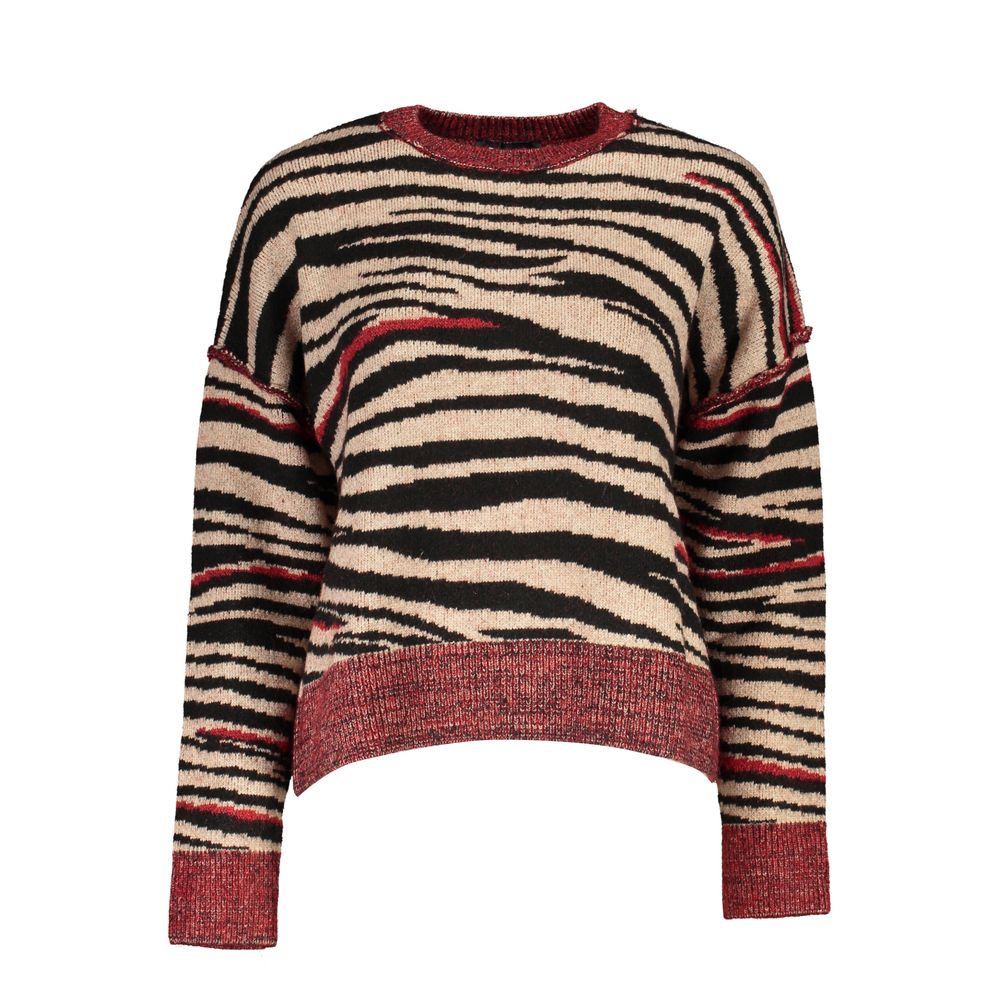 Rosso Polyester Women Sweater Turtleneck