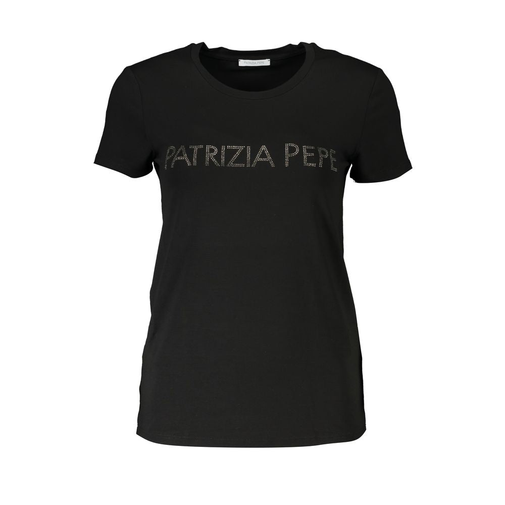 Black Organic Cotton Women T-Shirt