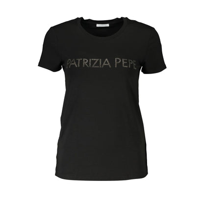 Black Organic Cotton Women T-Shirt