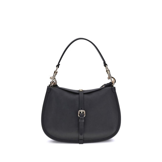 Black Calf Leather Bos Taurus Shoulder Bag