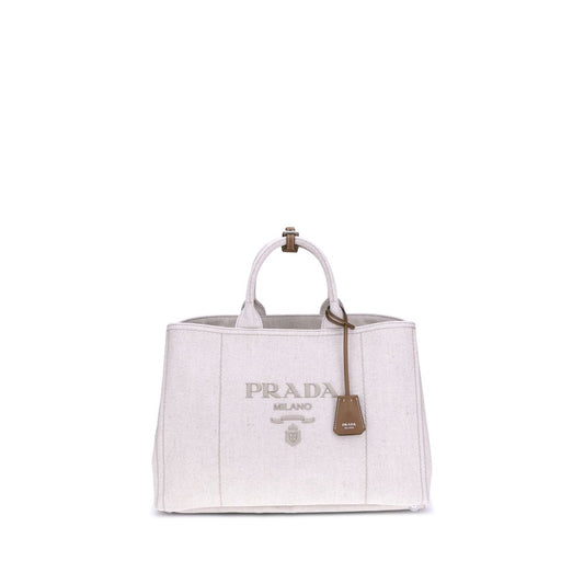 Cream Cotton Shoulder Bag
