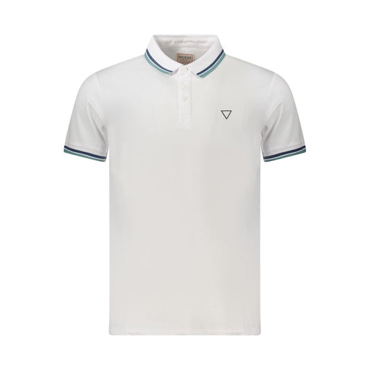 White Cotton Men's Polo Shirt