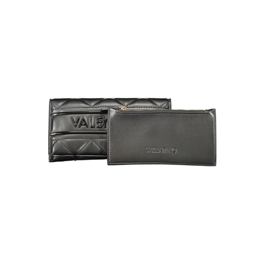 Nero Poliuretano Women Wallet