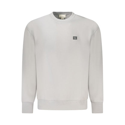 "Grigio Cotton Men Sweatshirt"