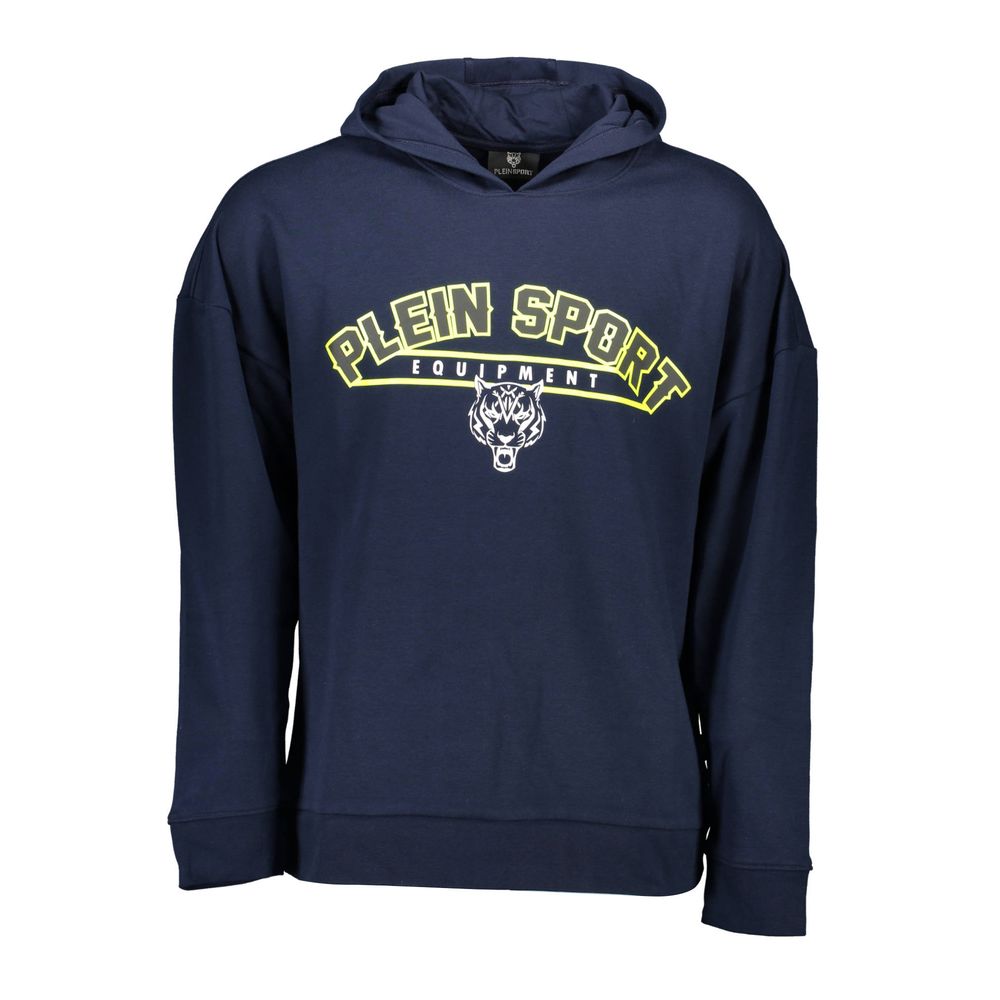 Blue Cotton Men's Sweatshirt