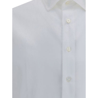 White Cotton Dress Shirt