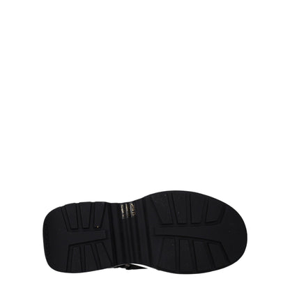 Black Leather Ankle Boots