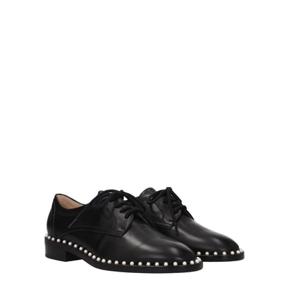Black Leather Oxfords And Derbies