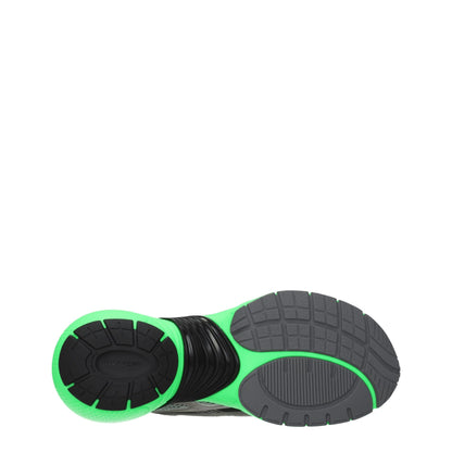 Gray Fabric Athletic Sneakers