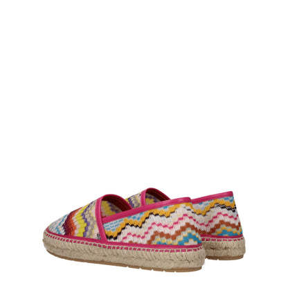 Multicolor Fabric Espadrilles