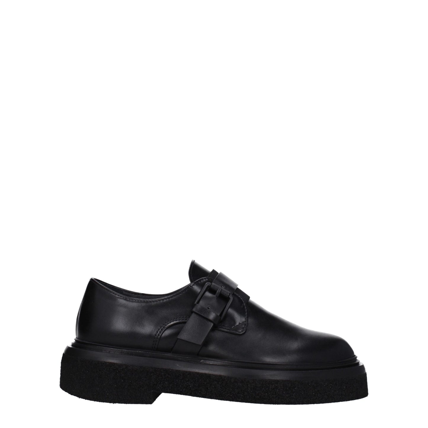 Black Leather Oxfords And Derbies