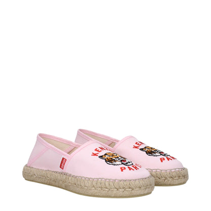Pink Fabric Espadrilles
