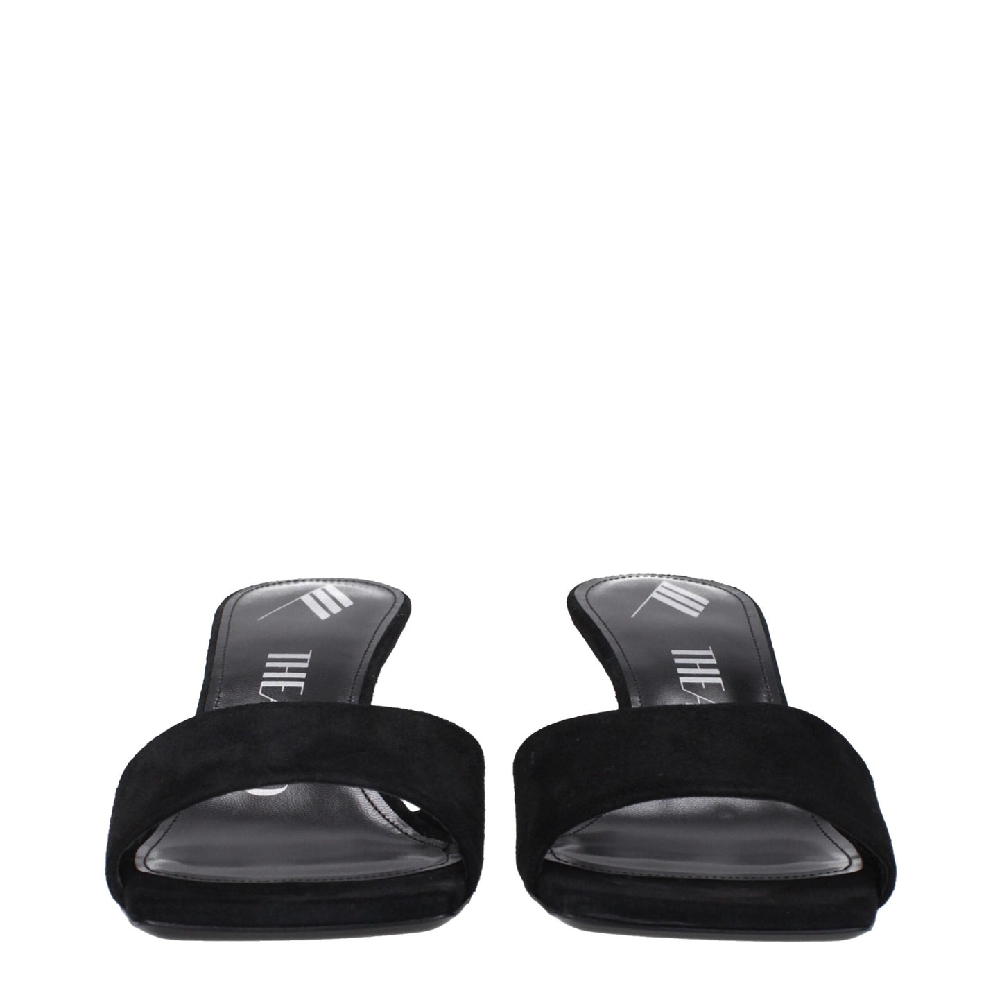 Black Leather Platform Sandals
