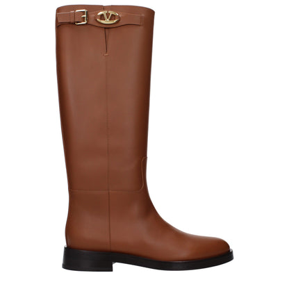 Brown Leather Boots
