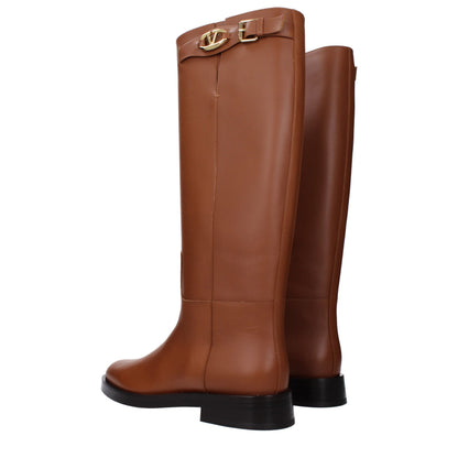 Brown Leather Boots