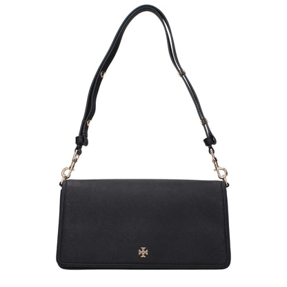 Black Leather Shoulder Bag