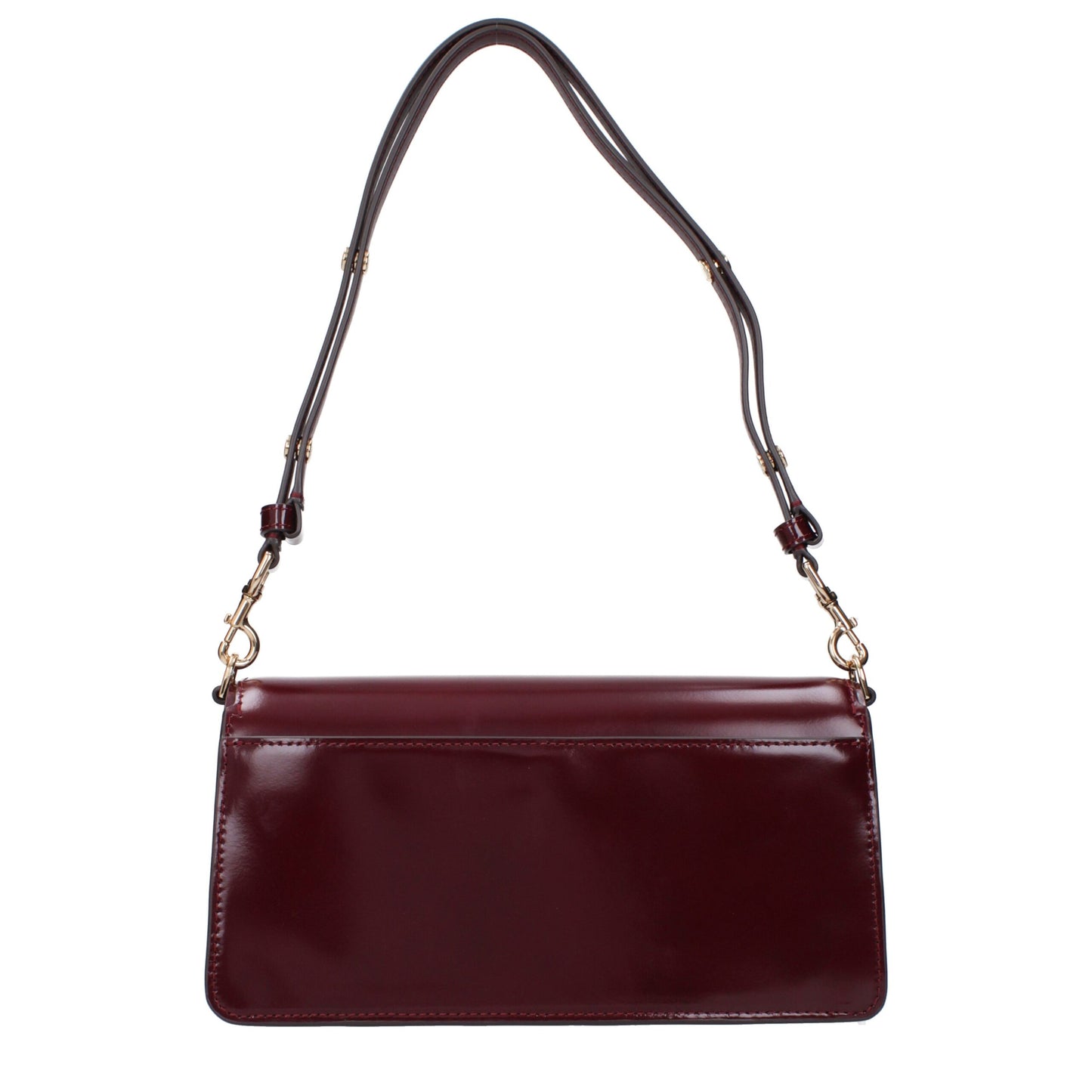 Red Leather Shoulder Bag