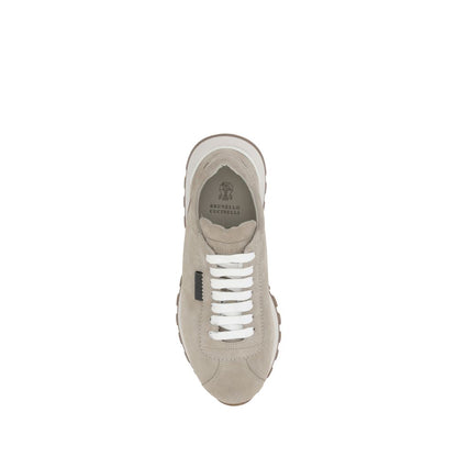 Beige Rubber Sneakers