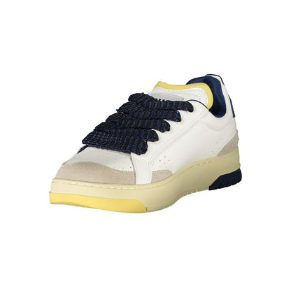 Bianco Poliuretano Men Sneaker