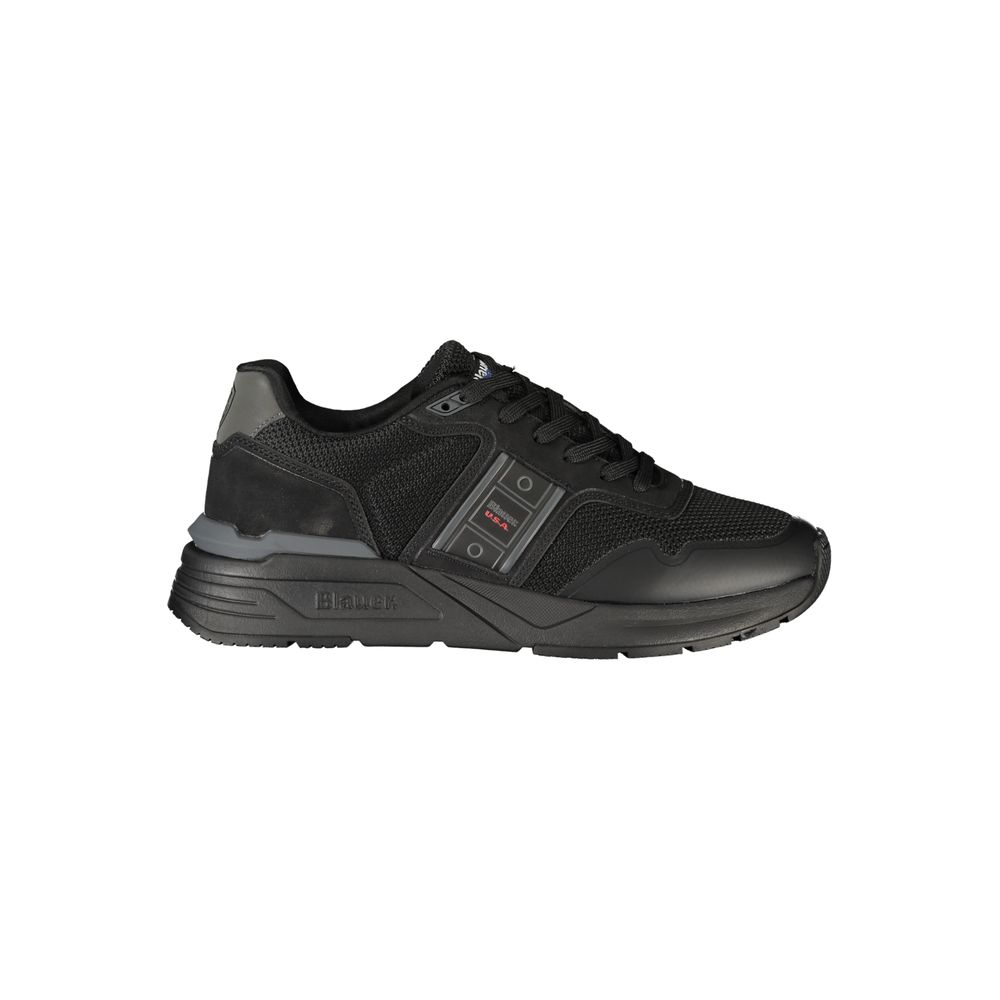 Nero Polyester Men Sneaker