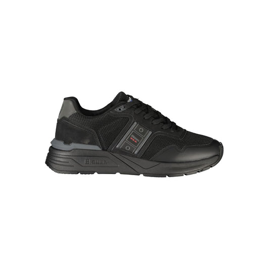 Nero Polyester Men Sneaker