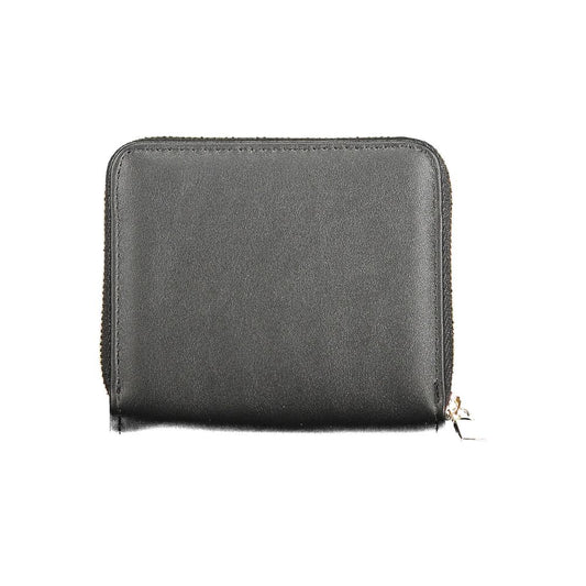Black Polyethylene Women Wallet