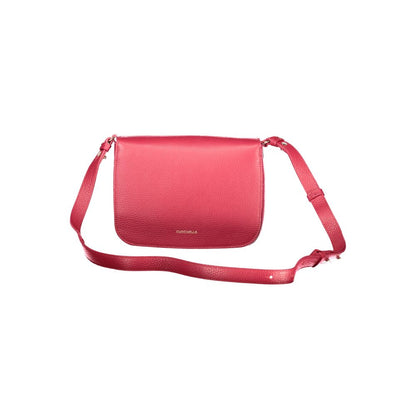 Red Polyurethane Women's Handbag