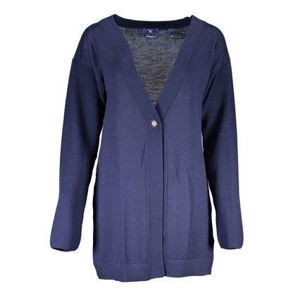Blu Wool Womens Cardigan