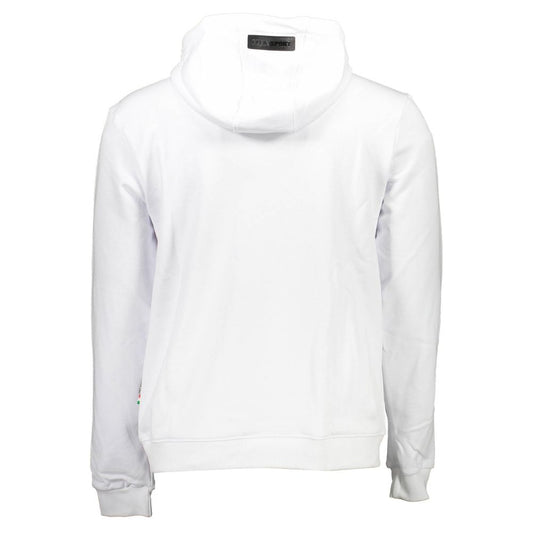 "Bianco Cotton Men Sweatshirt"