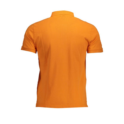 Arancione Cotton Men Polo