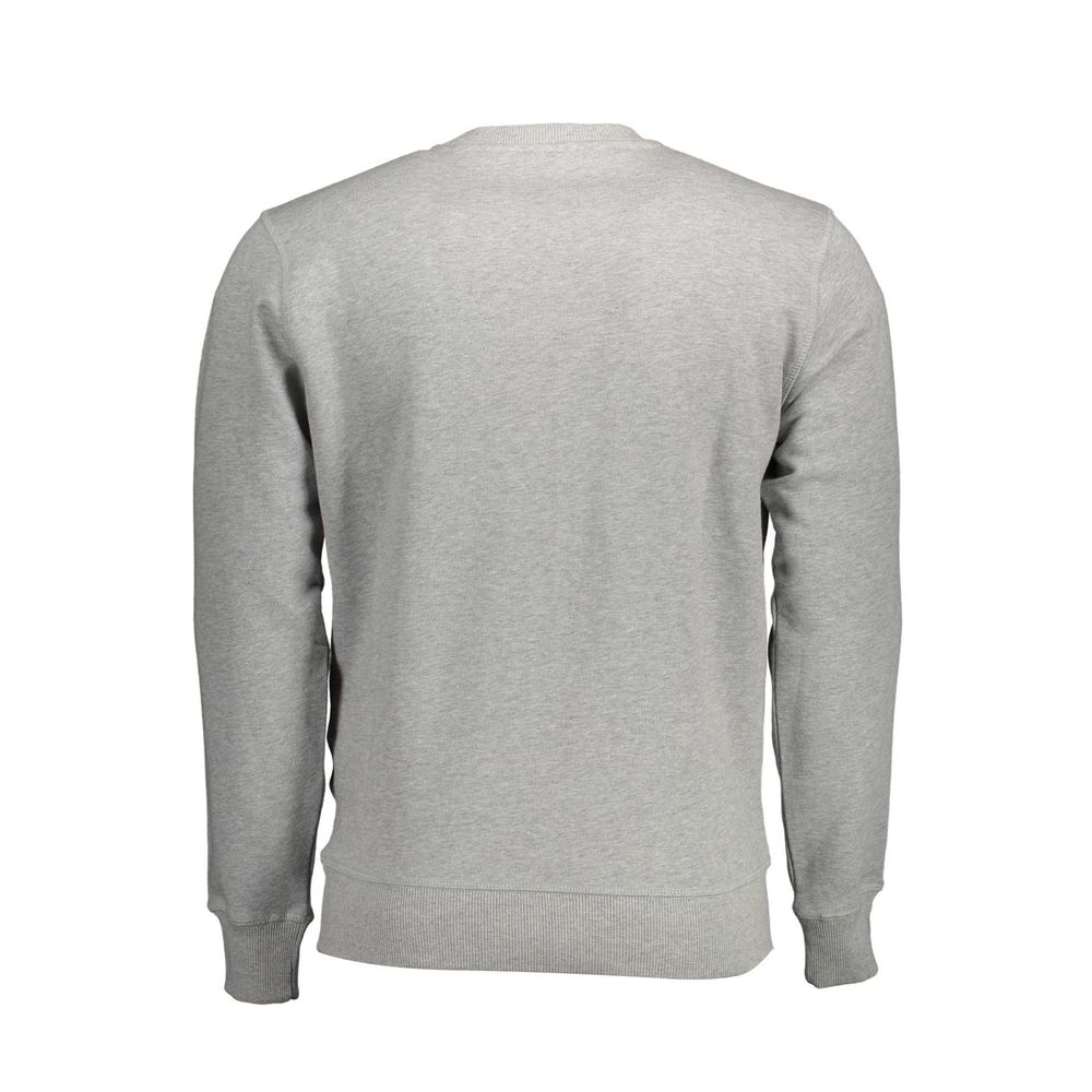 Grigio Cotton Men Sweatshirt