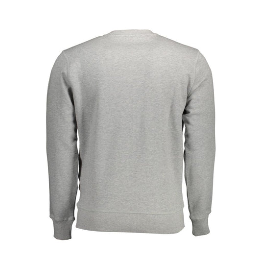 Grigio Cotton Men Sweatshirt