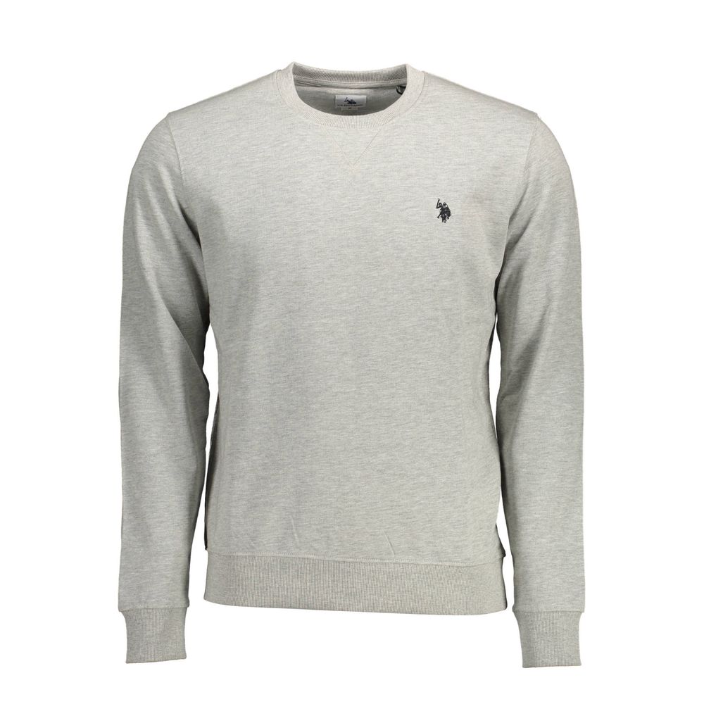 "Gray Cotton Men's Sweatshirt"