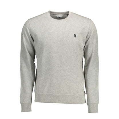 "Gray Cotton Men's Sweatshirt"