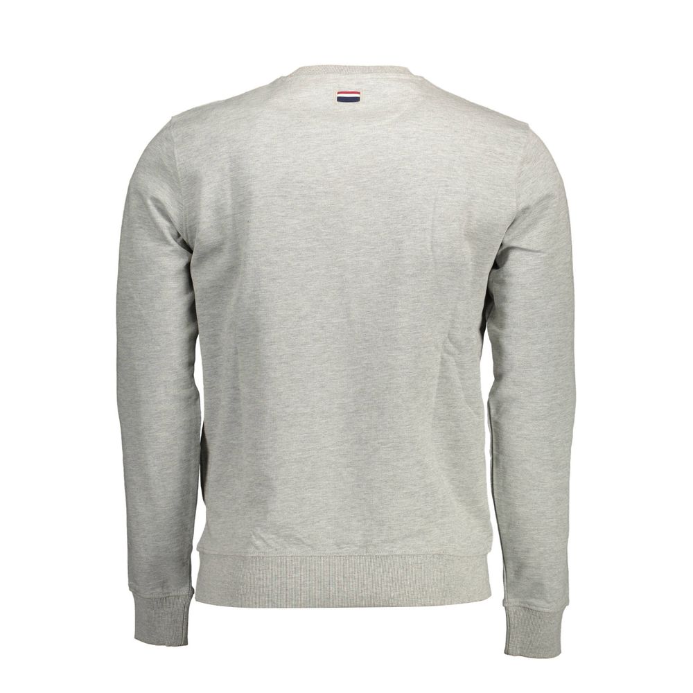 "Gray Cotton Men's Sweatshirt"