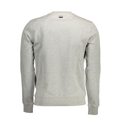 "Gray Cotton Men's Sweatshirt"