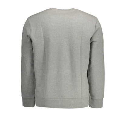 "Gray Cotton Men's Sweatshirt"