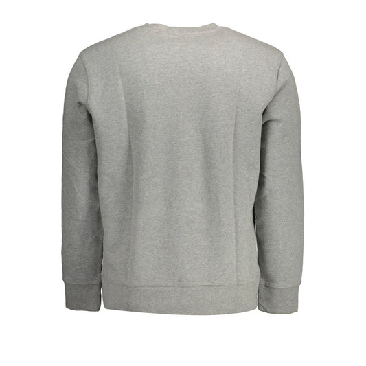"Gray Cotton Men's Sweatshirt"