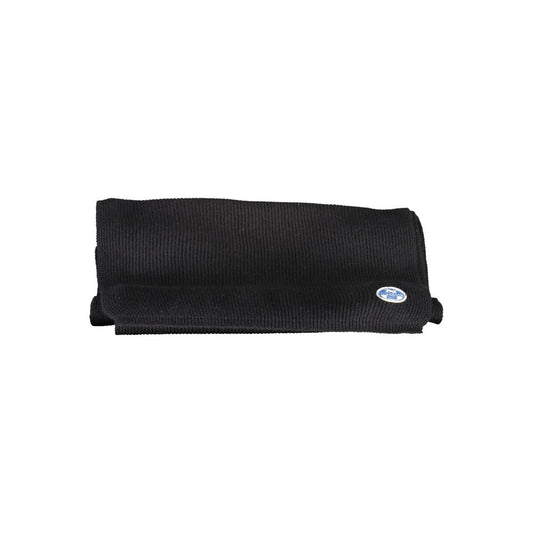 Black Cotton Men Scarf