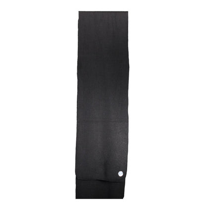 Black Cotton Men Scarf