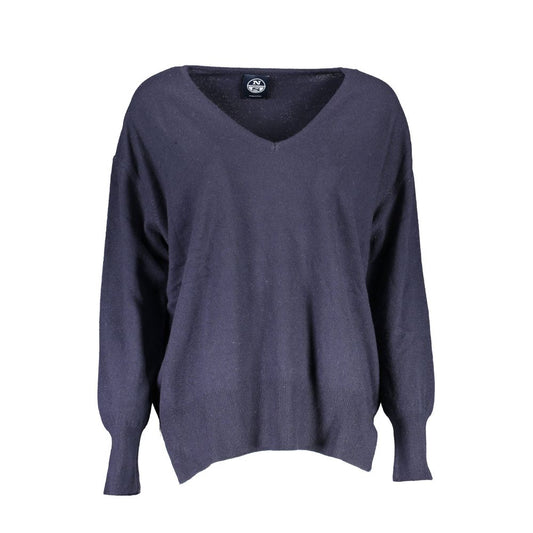 Blue Polyamide Women Sweater