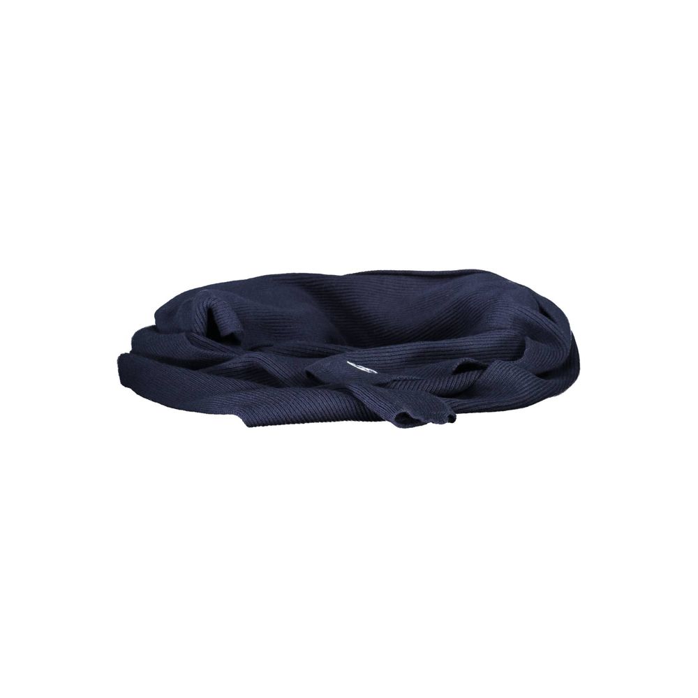 Blue Cotton Men Scarf