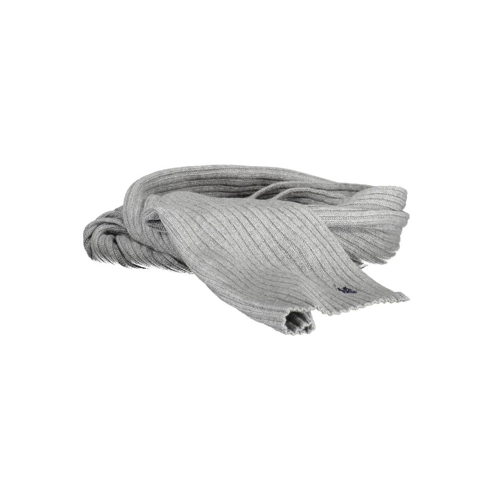 Grigio Wool-Blend Men Scarf