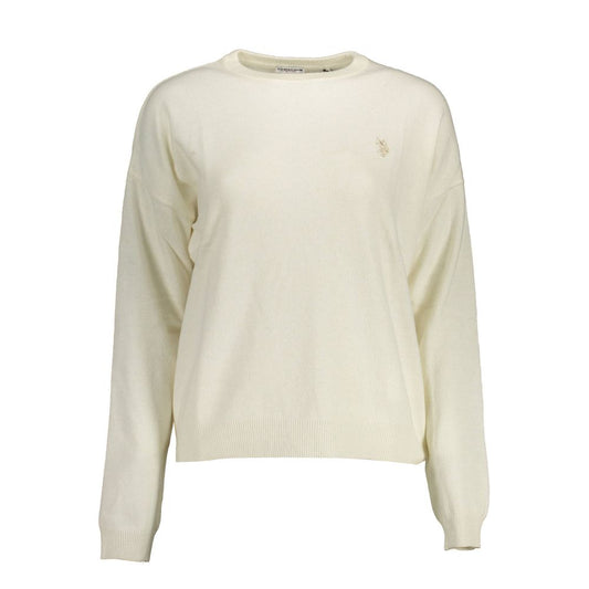 White Polyamide Women's Sweater