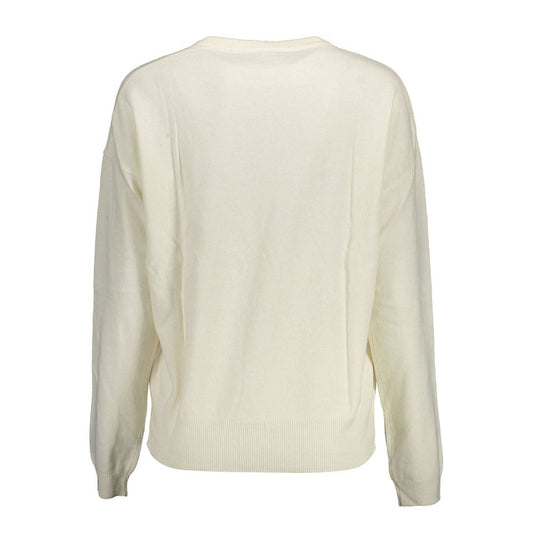 White Polyamide Women's Sweater