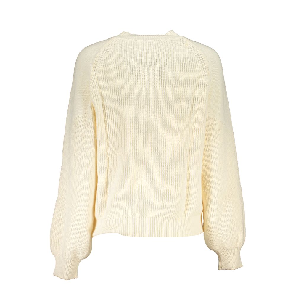 White Polyester Women's Sweater