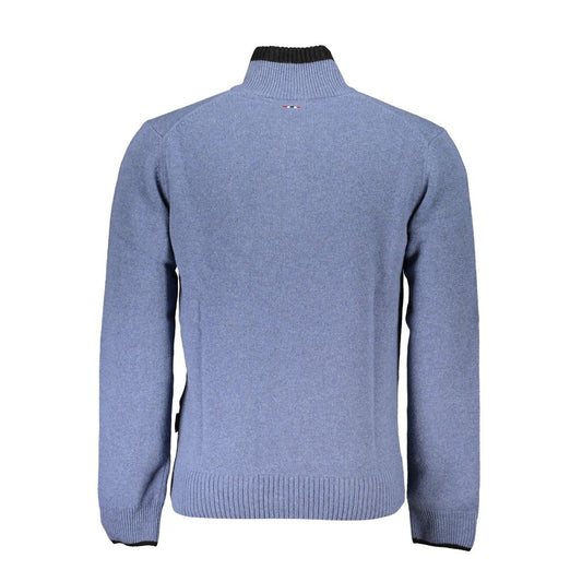 Blue Tessuto Men Sweater
