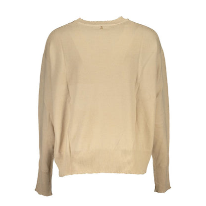 Beige Tessuto Womens Sweater