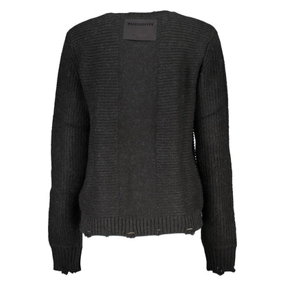 Black Fabric Sweater
