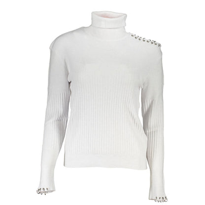 Grigio Poliammide Women Sweater Turtleneck
